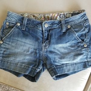 Denim Miss Me Shorts
